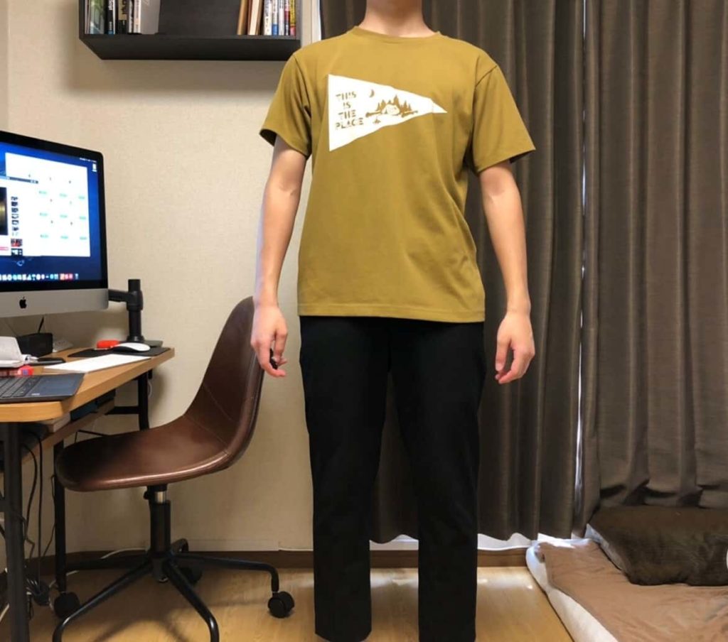 ノースフェイスtシャツサイズ感